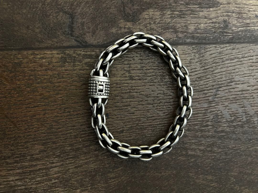 り*ん様 ヴィンテージ 925 メキシカン　ブレスレット　 64g 重厚感