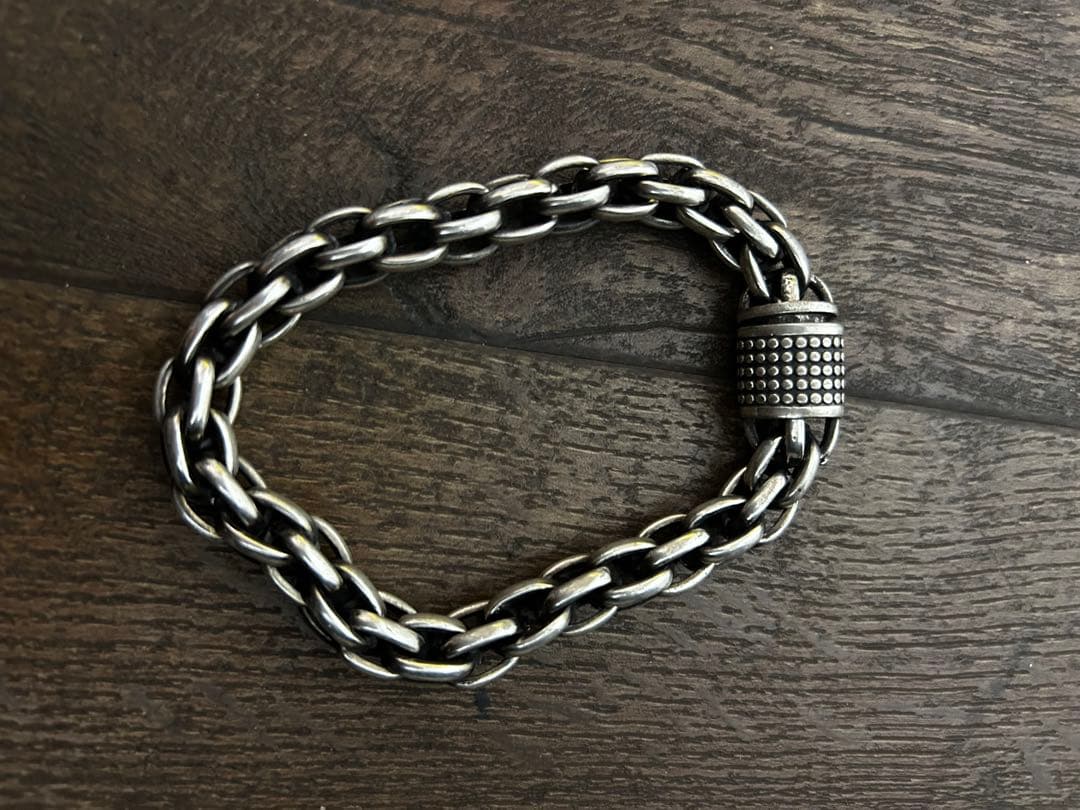 り*ん様 ヴィンテージ 925 メキシカン　ブレスレット　 64g 重厚感