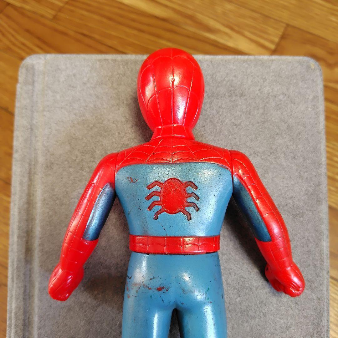 【レア品・当時物】スパイダーマン　ソフビ　1978年　東映