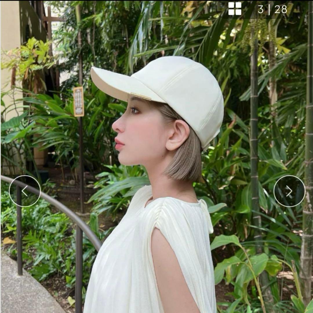 しいちゃん　遮光キャップ　アイボリー