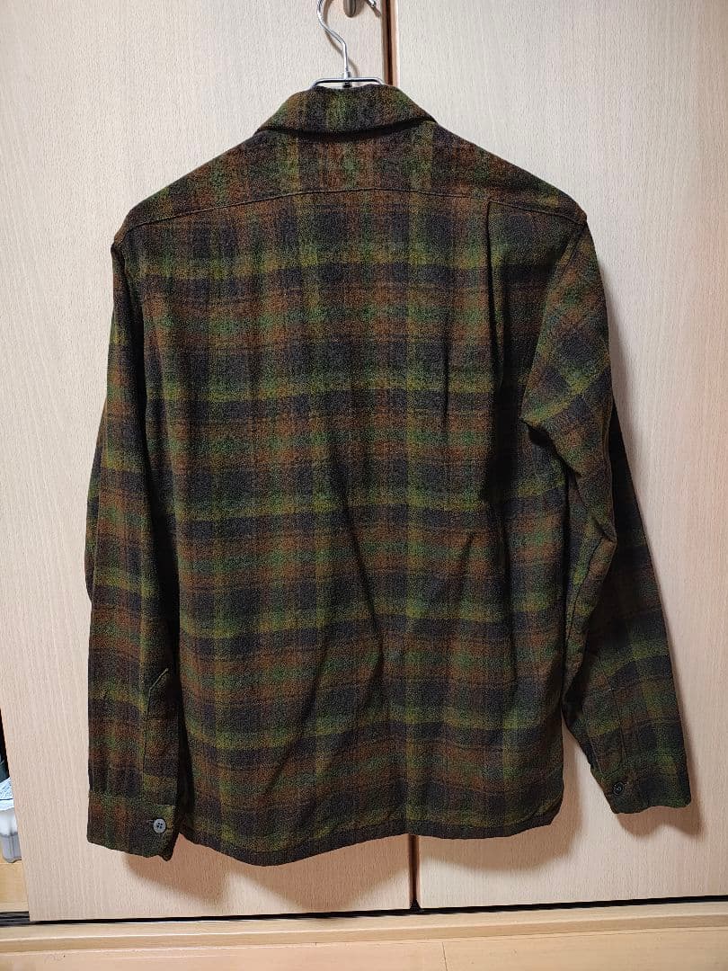 ペンドルトン Pendleton 60s ボードシャツ オープンカラー ブラウン