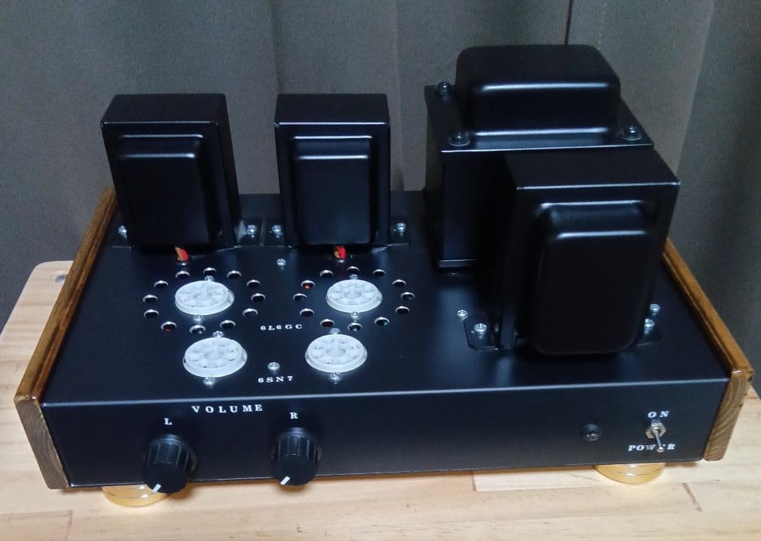 6L6GCシングル真空管アンプ　自作　年末特価中!