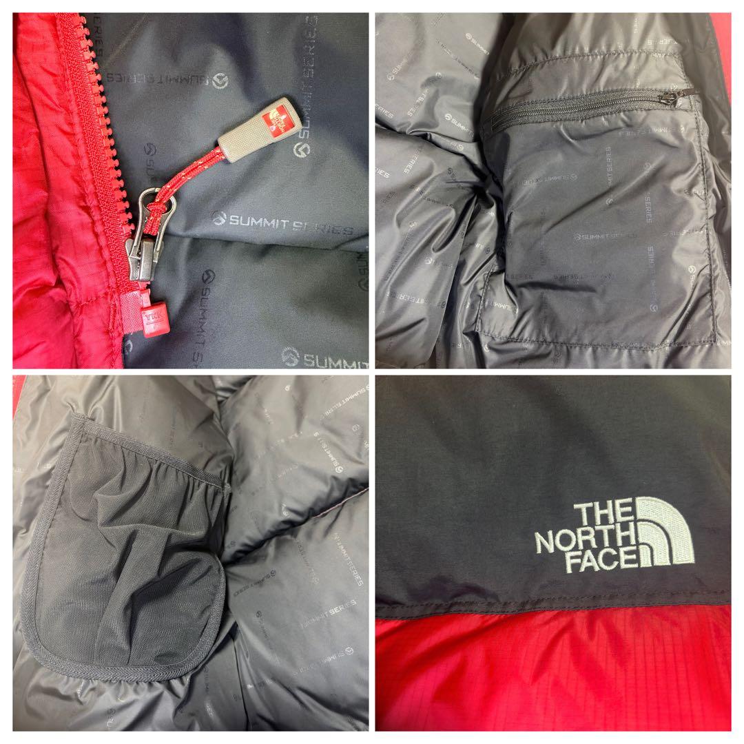 【極美品】ノースフェイス サミットシリーズ ダウン 85(XS) 赤×黒 700