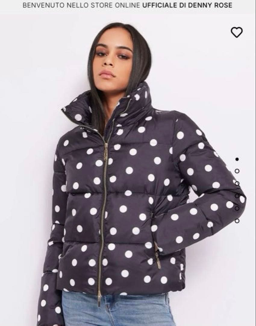 Denny Rose 可愛すぎるデニーローズ ボトルネックダウンジャケット