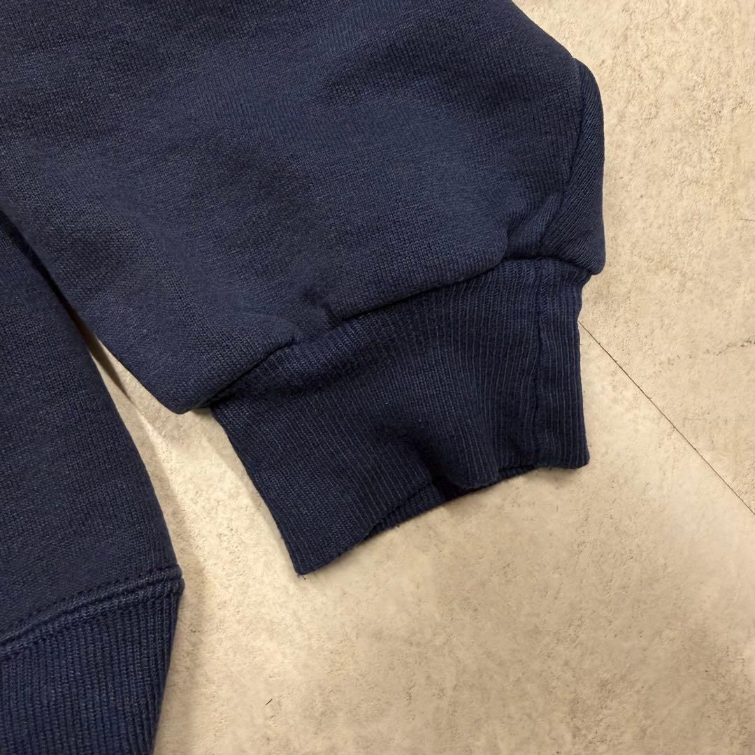 【希少・USA製】90s ラッセルアスレティック ヘンリーネックパーカー紺 XL