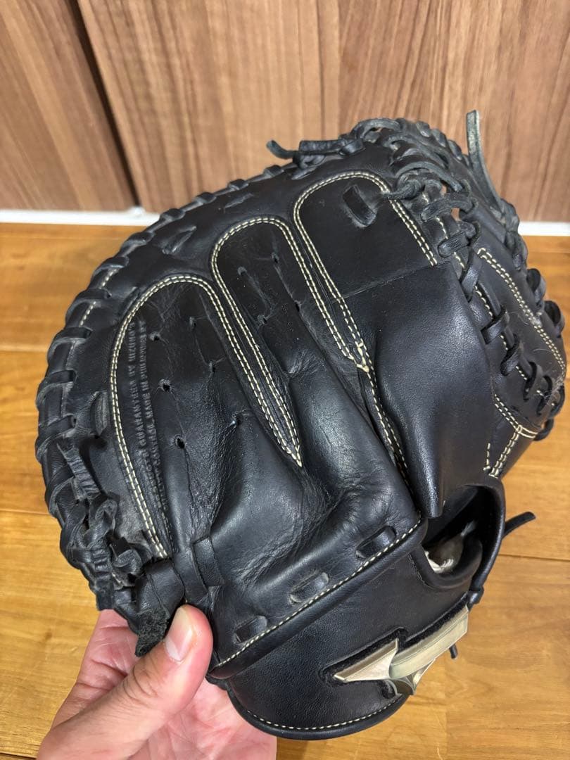 ミズノ 軟式　キャッチャーミット　少年用　SAKEBI 黒　 M-R型