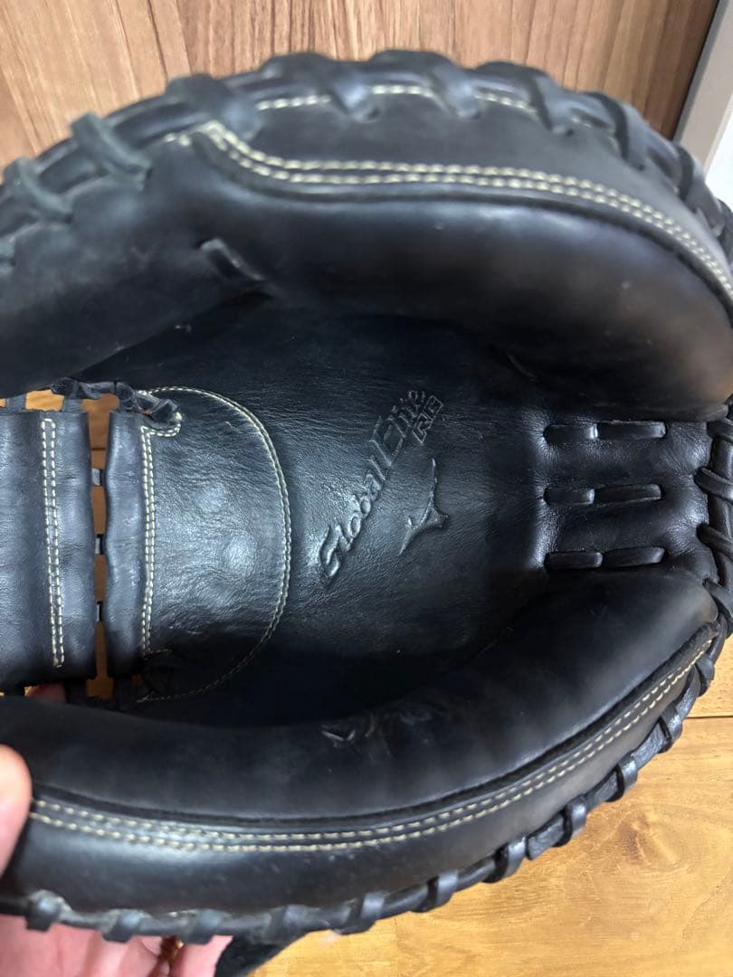 ミズノ 軟式　キャッチャーミット　少年用　SAKEBI 黒　 M-R型