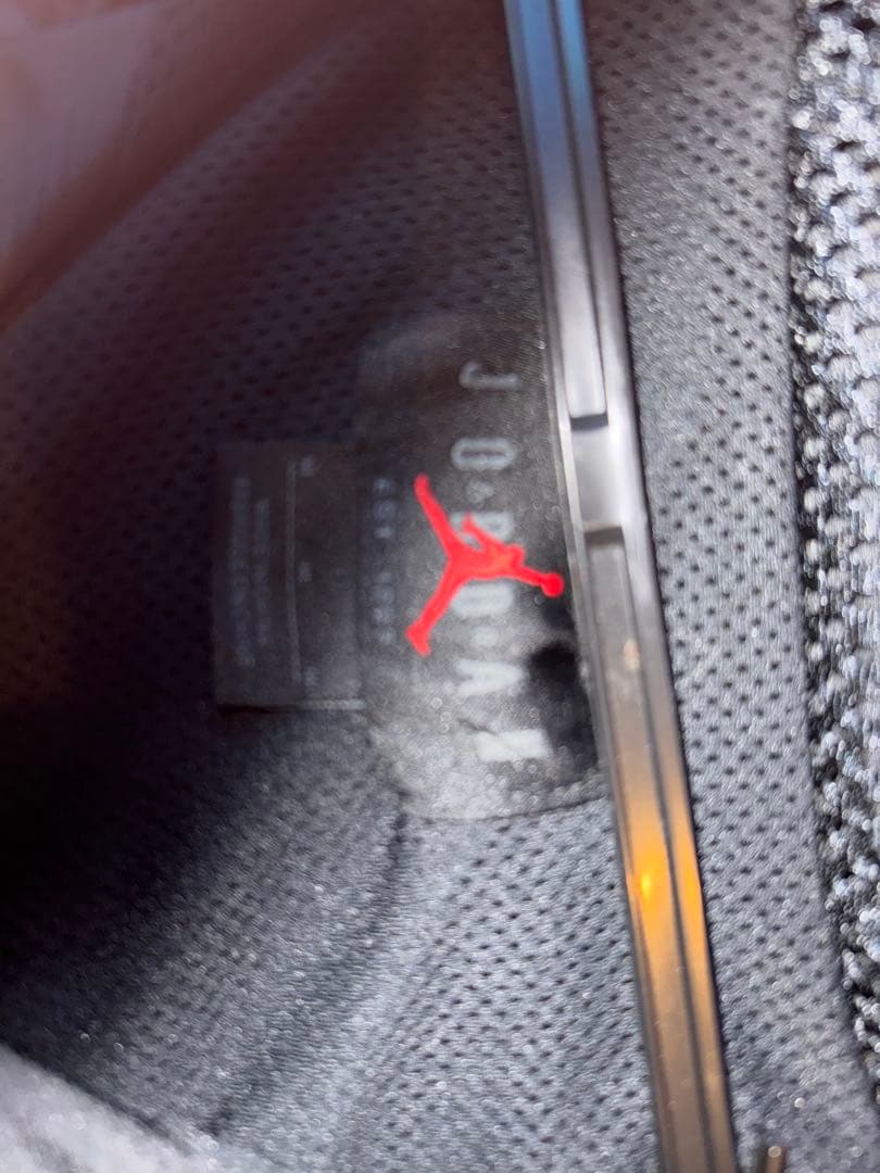 NIKE Jordan ブラック ナイロンジャケット　アノラック　ハーフジップ