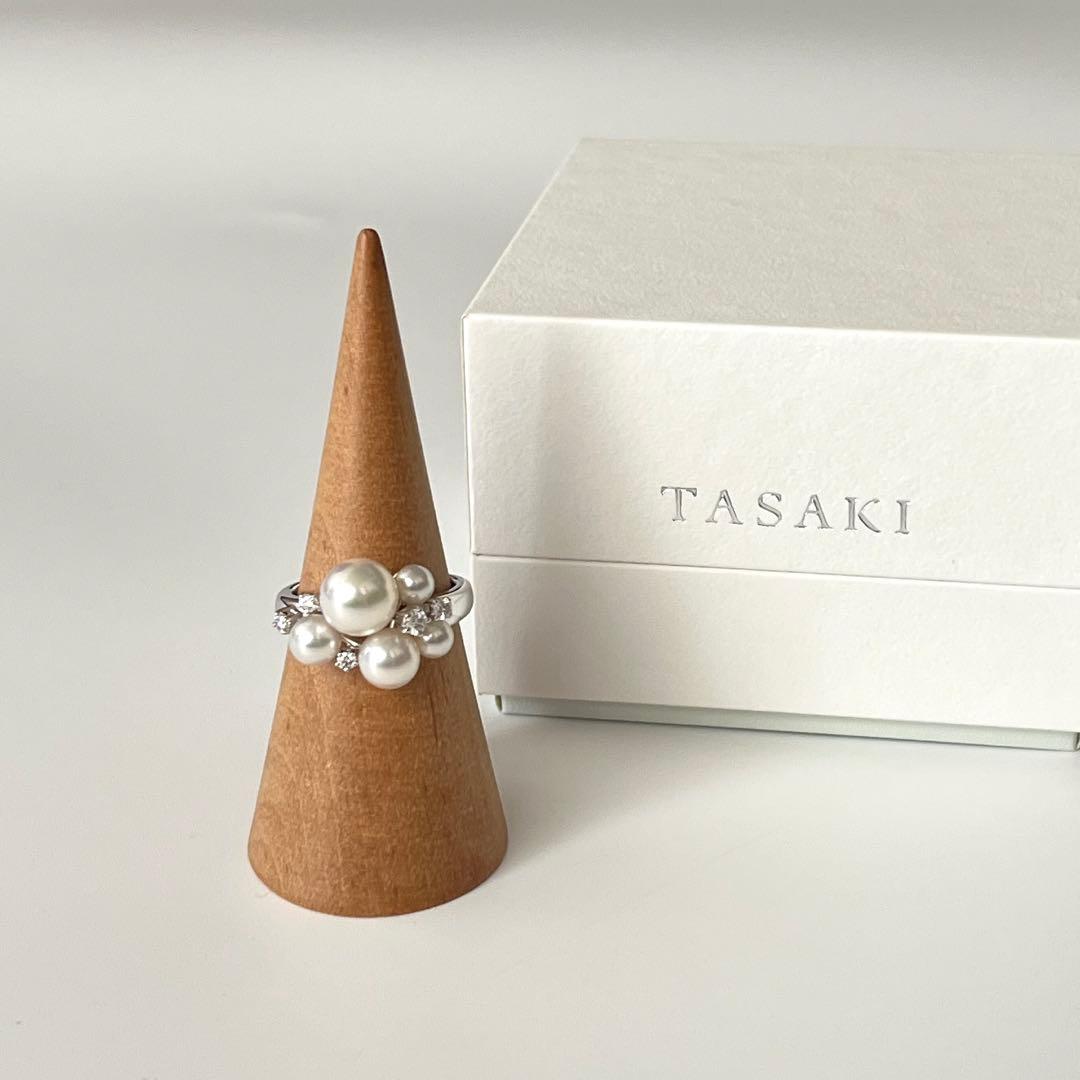 TASAKI 田崎真珠 パール ダイヤモンド リング
