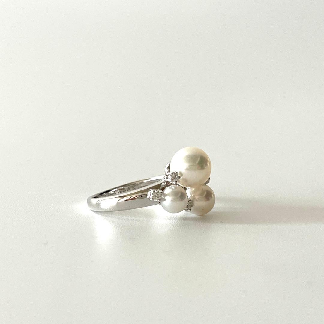 TASAKI 田崎真珠 パール ダイヤモンド リング