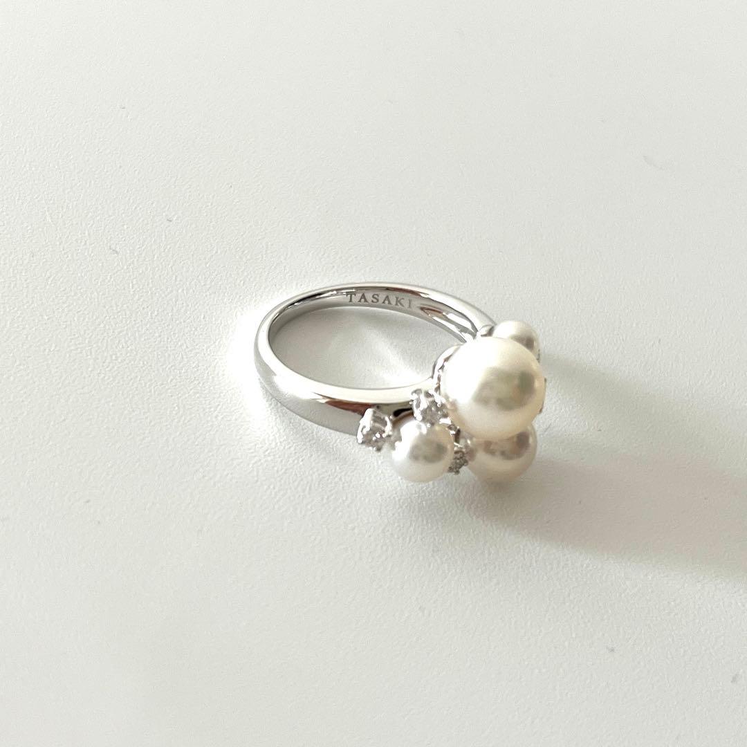 TASAKI 田崎真珠 パール ダイヤモンド リング