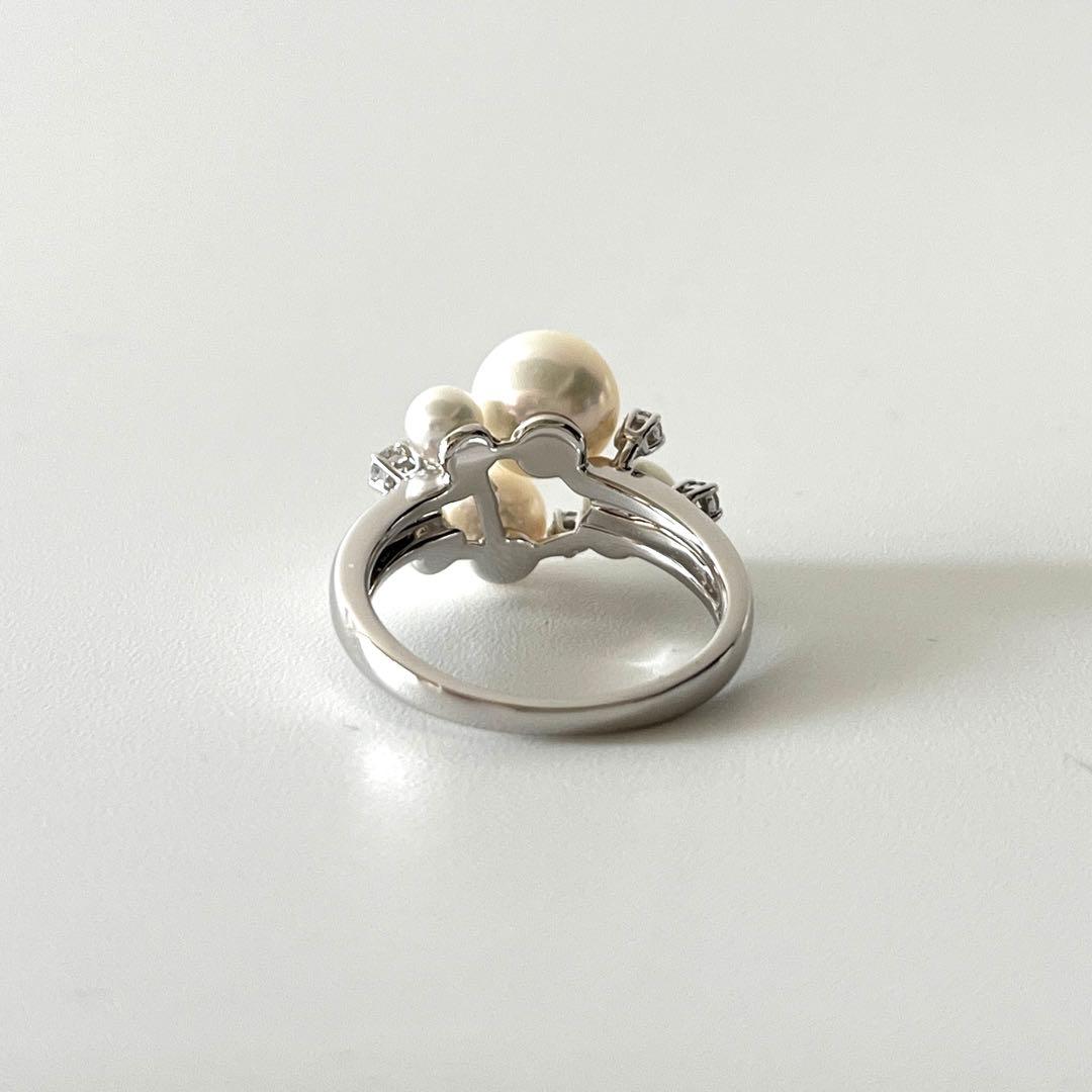 TASAKI 田崎真珠 パール ダイヤモンド リング