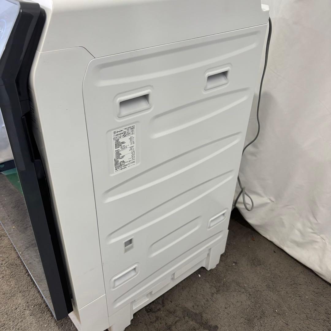 ★77　ドラム式洗濯機　SHARP　11キロ　左開き　安い　中古　綺麗　設置無料