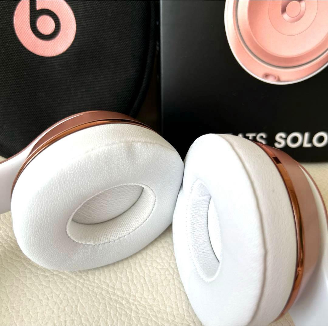 Apple Beats Solo3Wireless ヘッドフォン　ローズゴールド