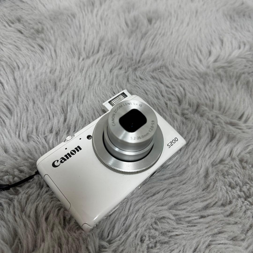 Canon S200 ホワイト デジカメ ※動作確認済み ⭐︎美品