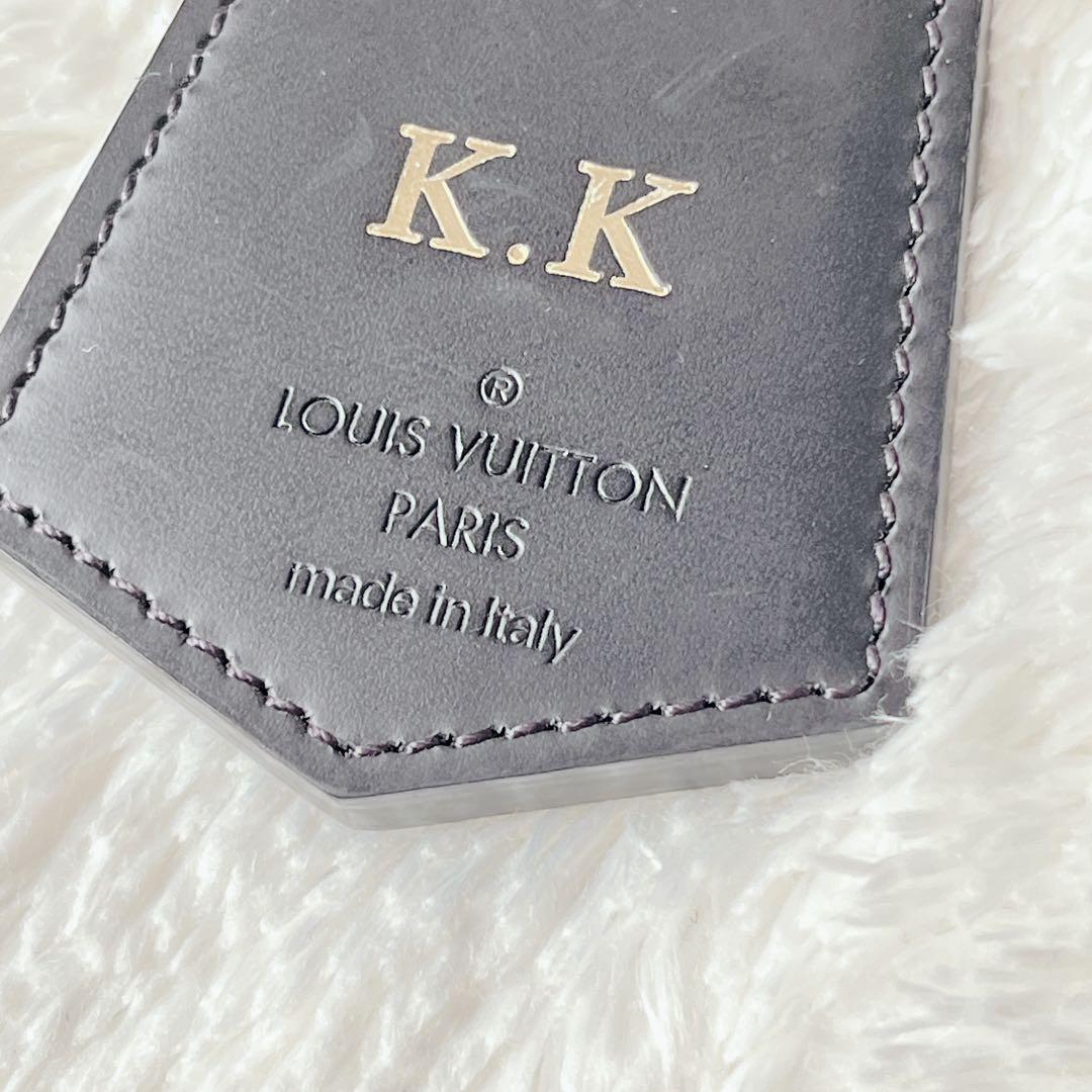 【美品】 ルイヴィトン キーホルダー 黒 モノグラム エクリプス アンシャッペ