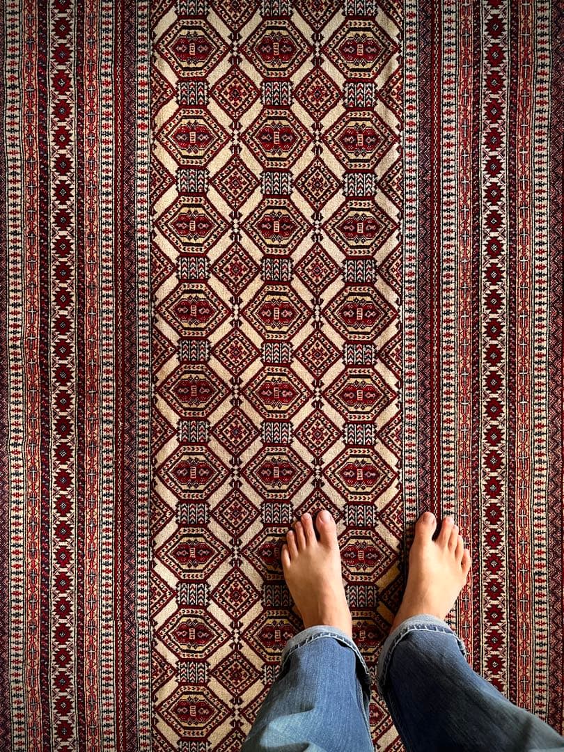 トライバルラグ　ヴィンテージラグ　ペルシャ絨毯　バルーチ族　プリミティブアート