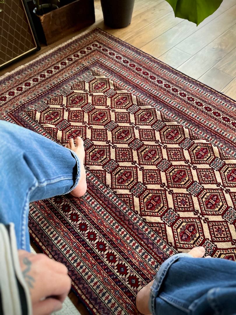 トライバルラグ　ヴィンテージラグ　ペルシャ絨毯　バルーチ族　プリミティブアート