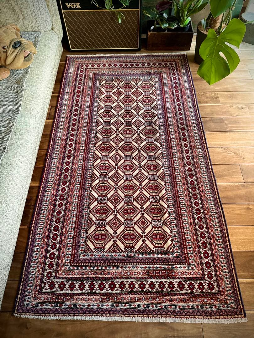 トライバルラグ　ヴィンテージラグ　ペルシャ絨毯　バルーチ族　プリミティブアート