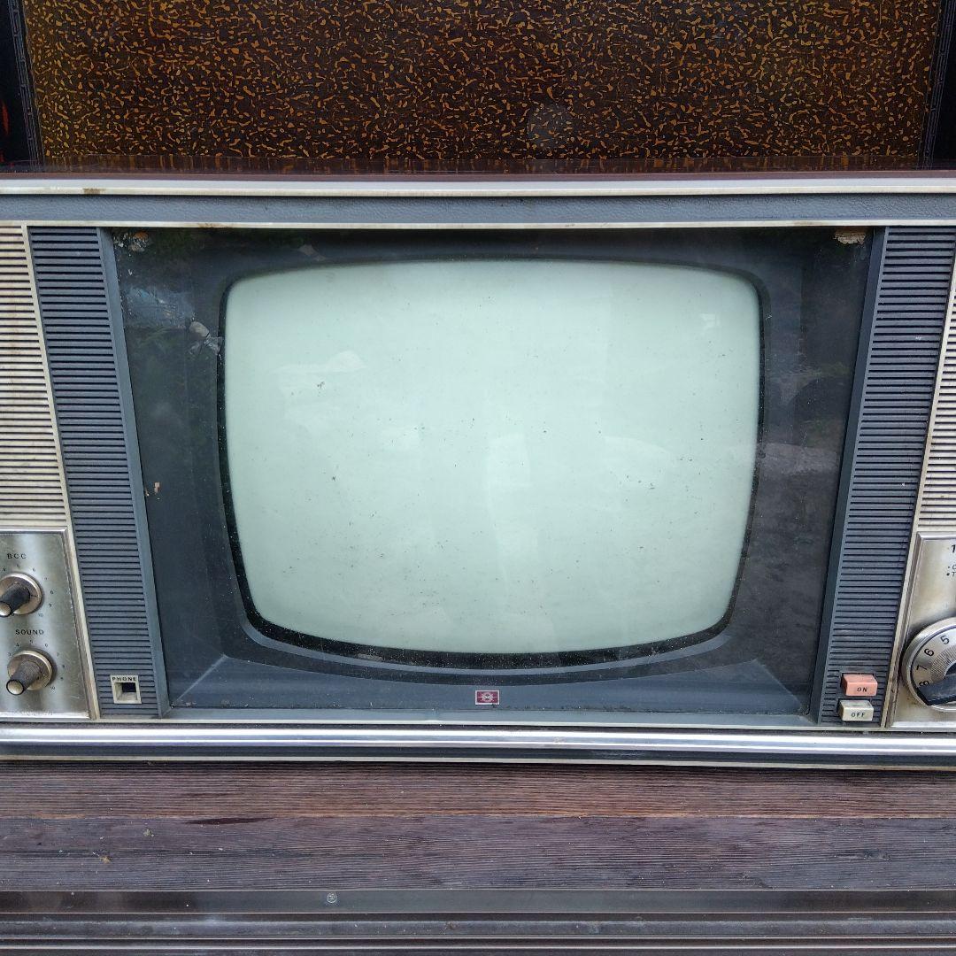 昭和レトロTOSHIBA真空管テレビ