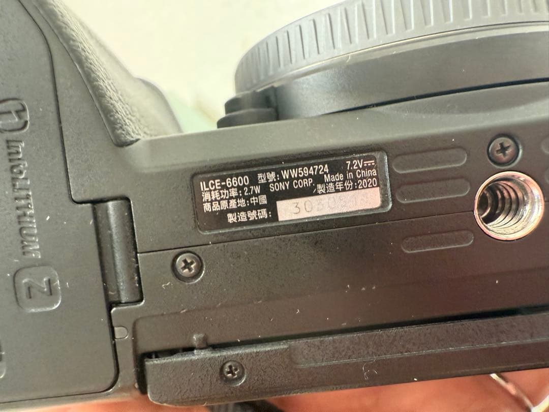 SONY α6000 ミラーレスカメラ 本体