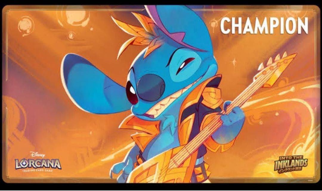 スティッチ　ロックスター　プレイマット　ロルカナ　優勝賞品