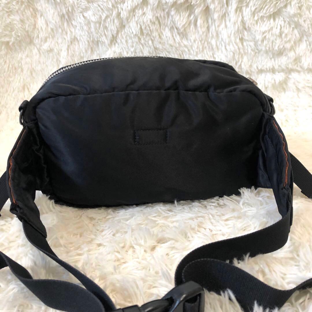 未使用級✨ポーター ウエストバッグ　ショルダーバッグ ブラック　メンズ