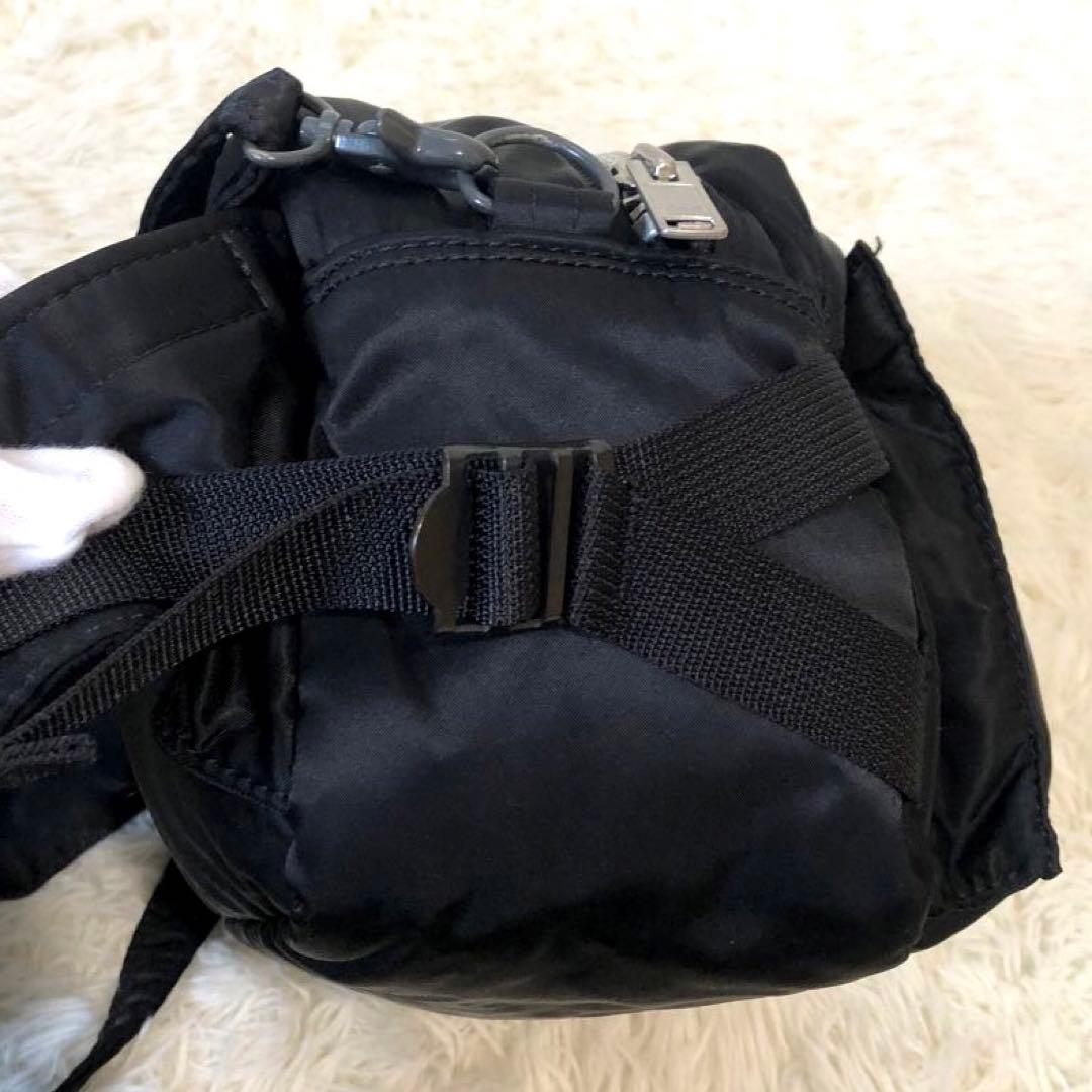 未使用級✨ポーター ウエストバッグ　ショルダーバッグ ブラック　メンズ