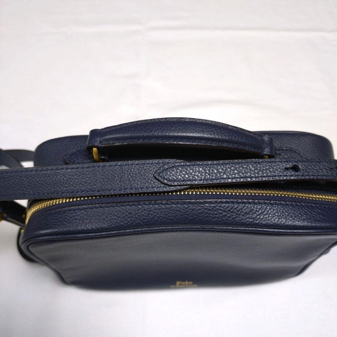 ☆新品☆ ラルフローレン　牛革製クロスボディバッグ