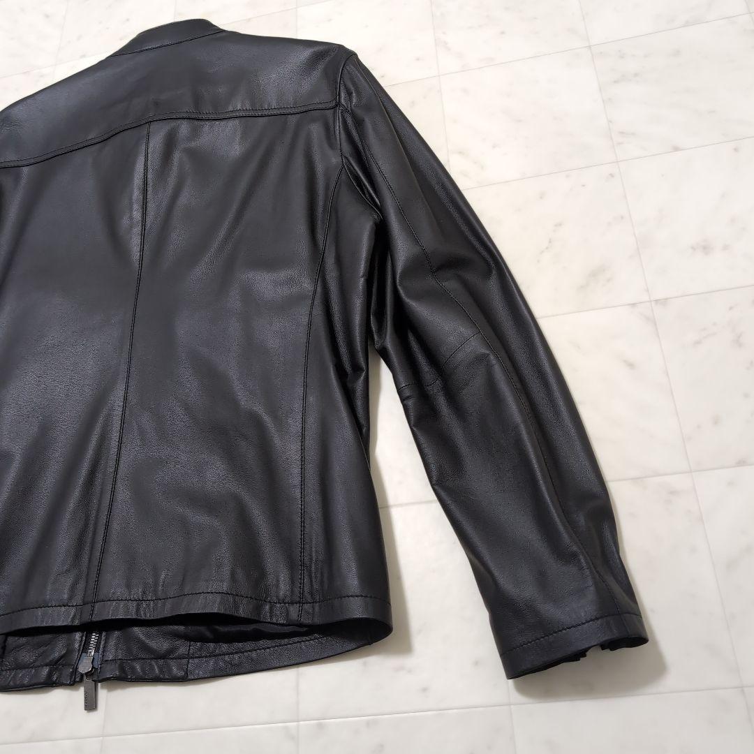 新品 2024年作品 JOSEPH HOMMEシングルライダースジャケット