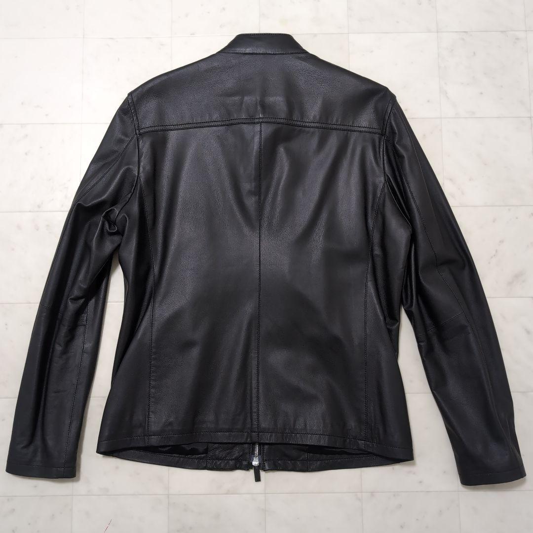 新品 2024年作品 JOSEPH HOMMEシングルライダースジャケット