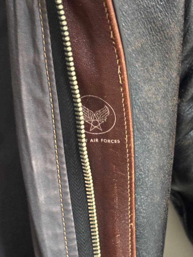 S*S様 定価27万　希少 ホースハイド　茶芯　バズリクソンズ ウィリアムギブソ