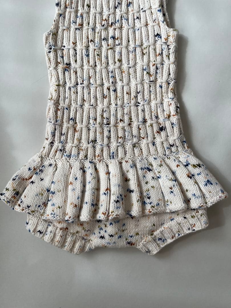 Misha & Puff フリル付きロンパース 18-24m コンフェッティ