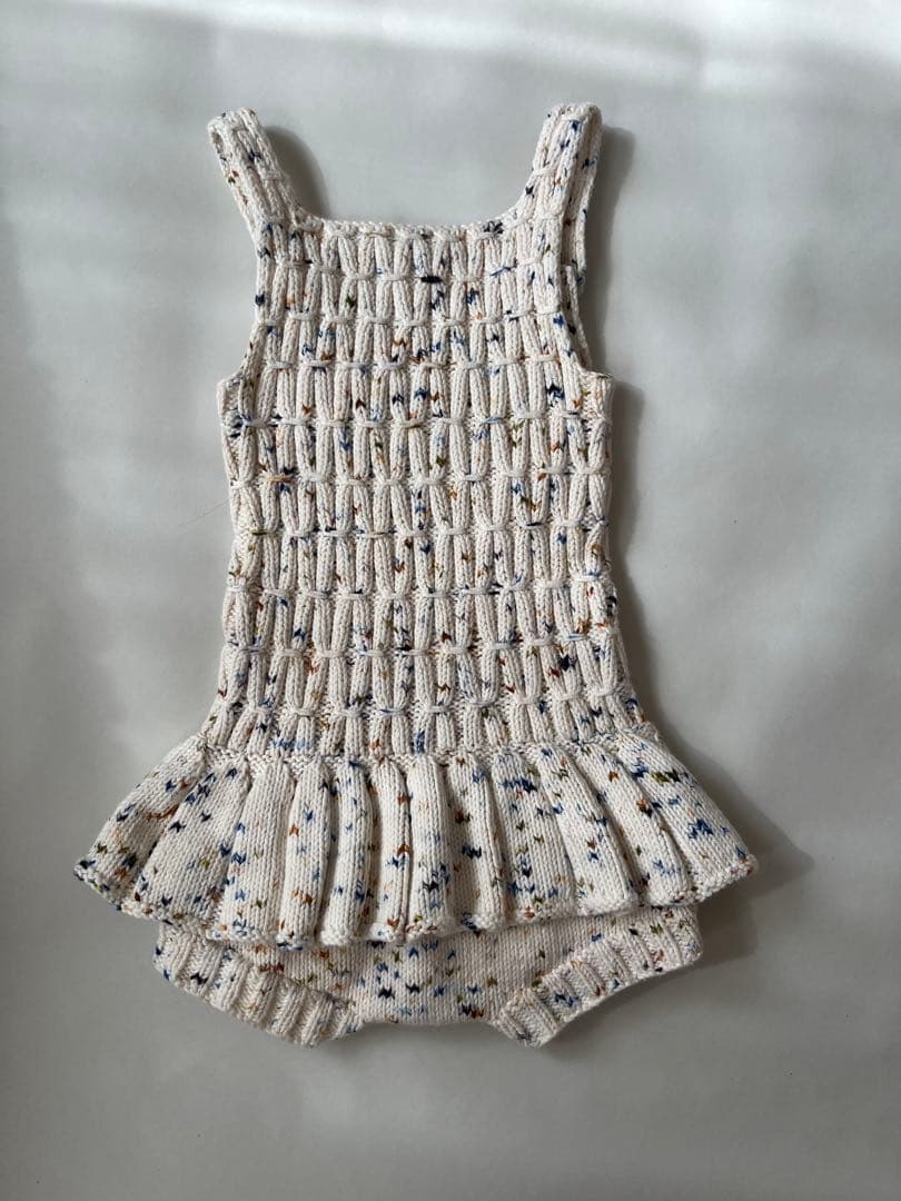 Misha & Puff フリル付きロンパース 18-24m コンフェッティ