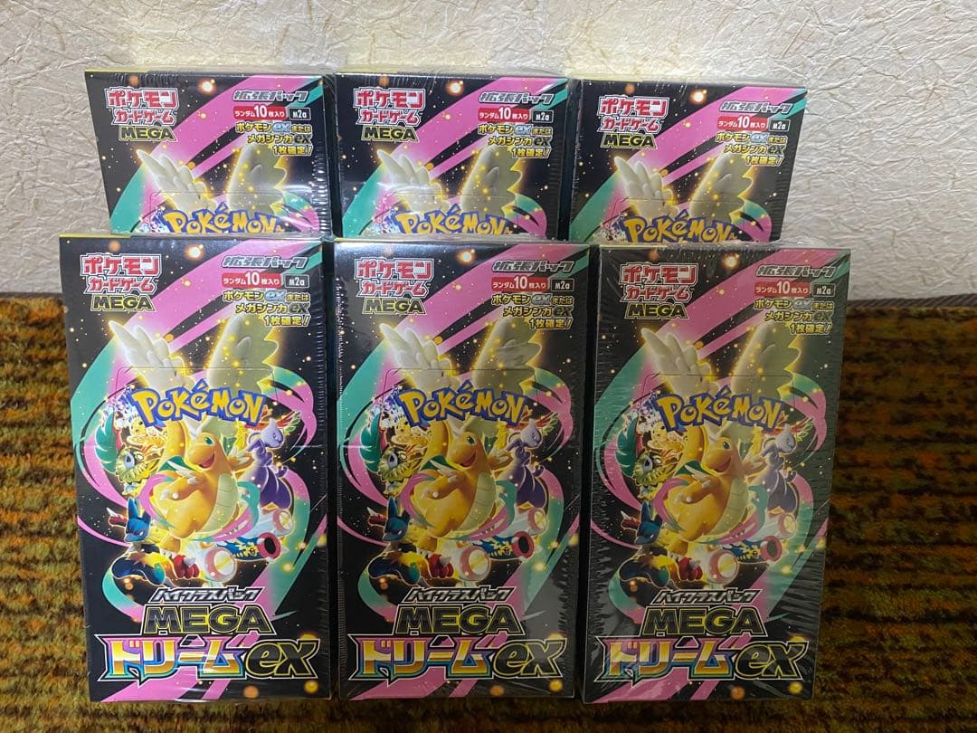 ポケモンカード MEGA ドリームEX 6個ボックスシュリンク付き