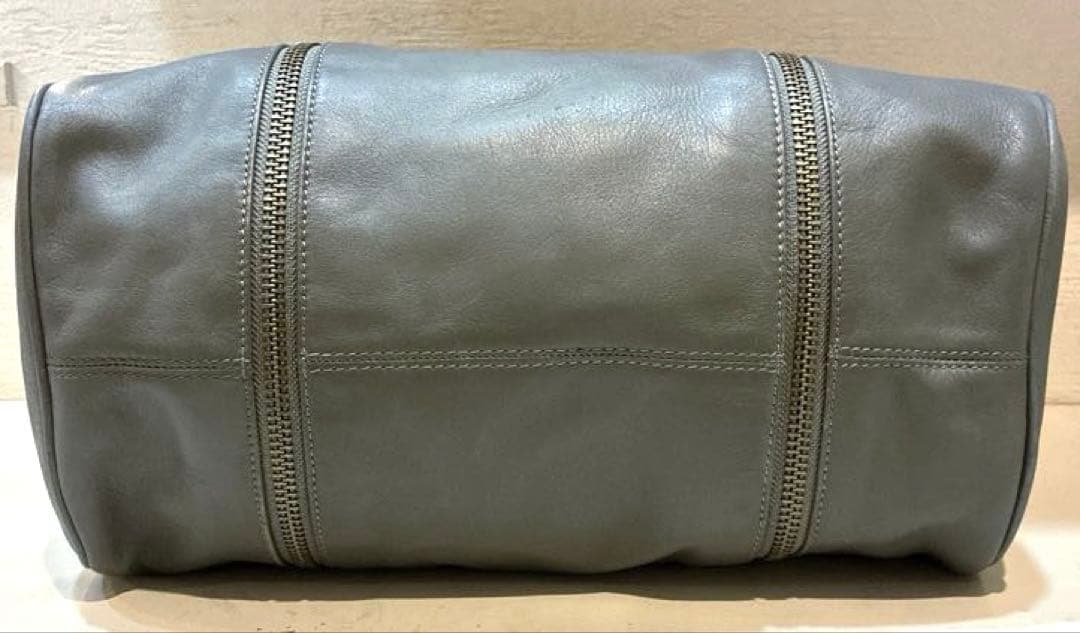 【美品】ZADIG&VOLTAIRE レザー　ボストンバッグ　2way グレー