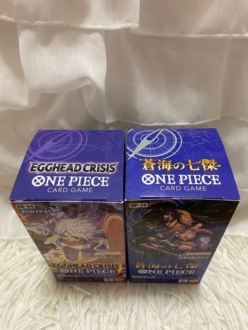 【新品・未開封boxテープ付き】蒼海の七傑 エッグヘッドクライシス 各1box