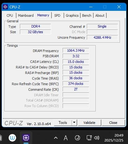 メモリー Corsair VENGEANCE LPX 32GB DDR4 2666MHz