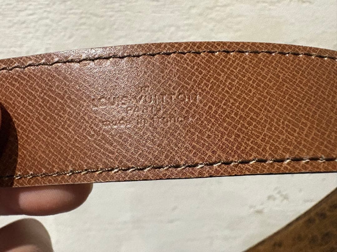 ルイヴィトン LOUIS VUITTON ベルト　オーストリッチ　革ベルト