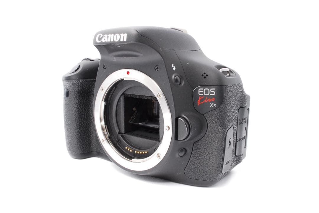 Canon kiss X5 一眼レフカメラ☆デビュー向け☆手ぶれ補正レンズ付
