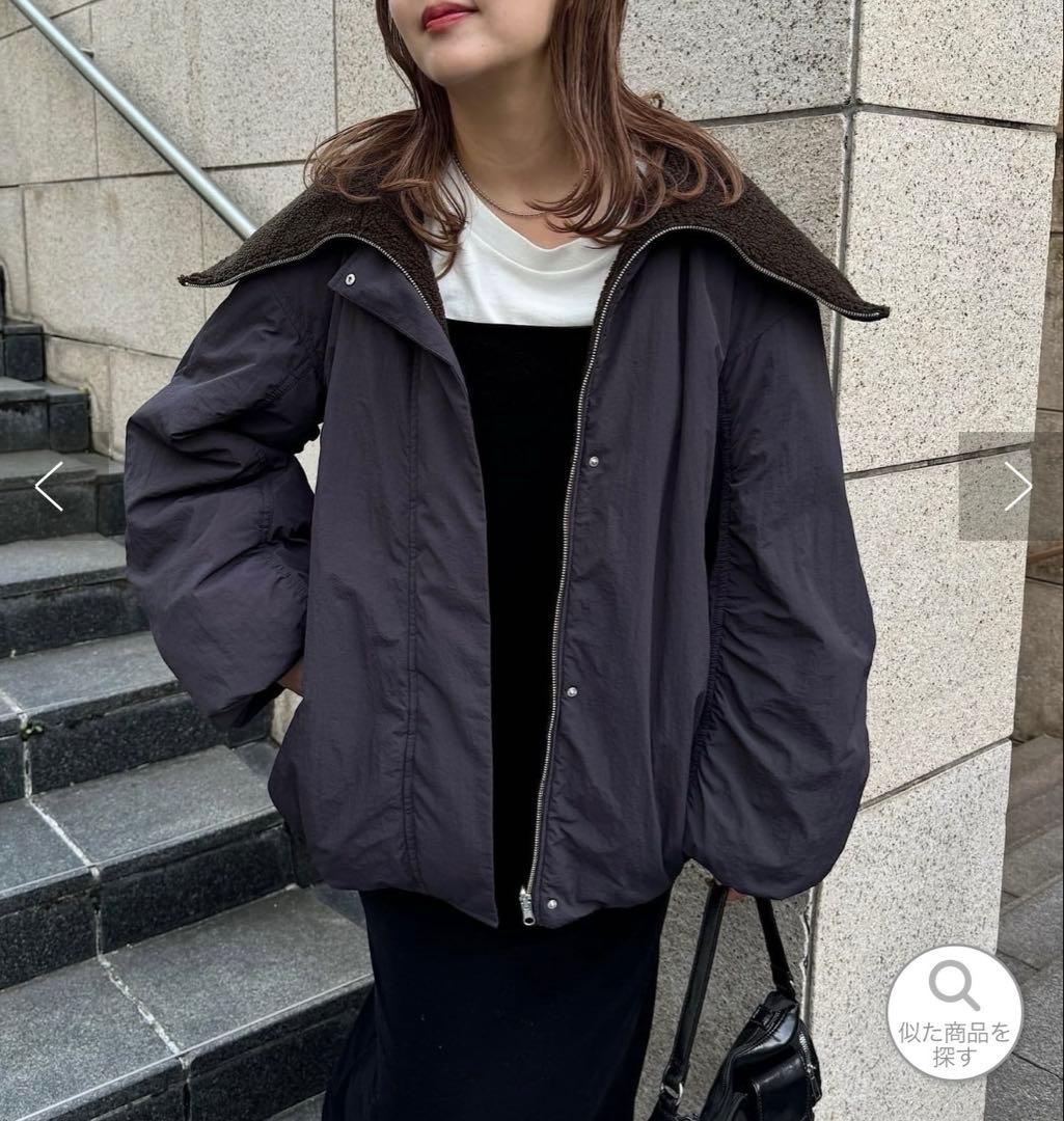 31日まで限定値下げ！小顔見え◎ビッグカラーリバーシブルアウター≪WEB限定≫