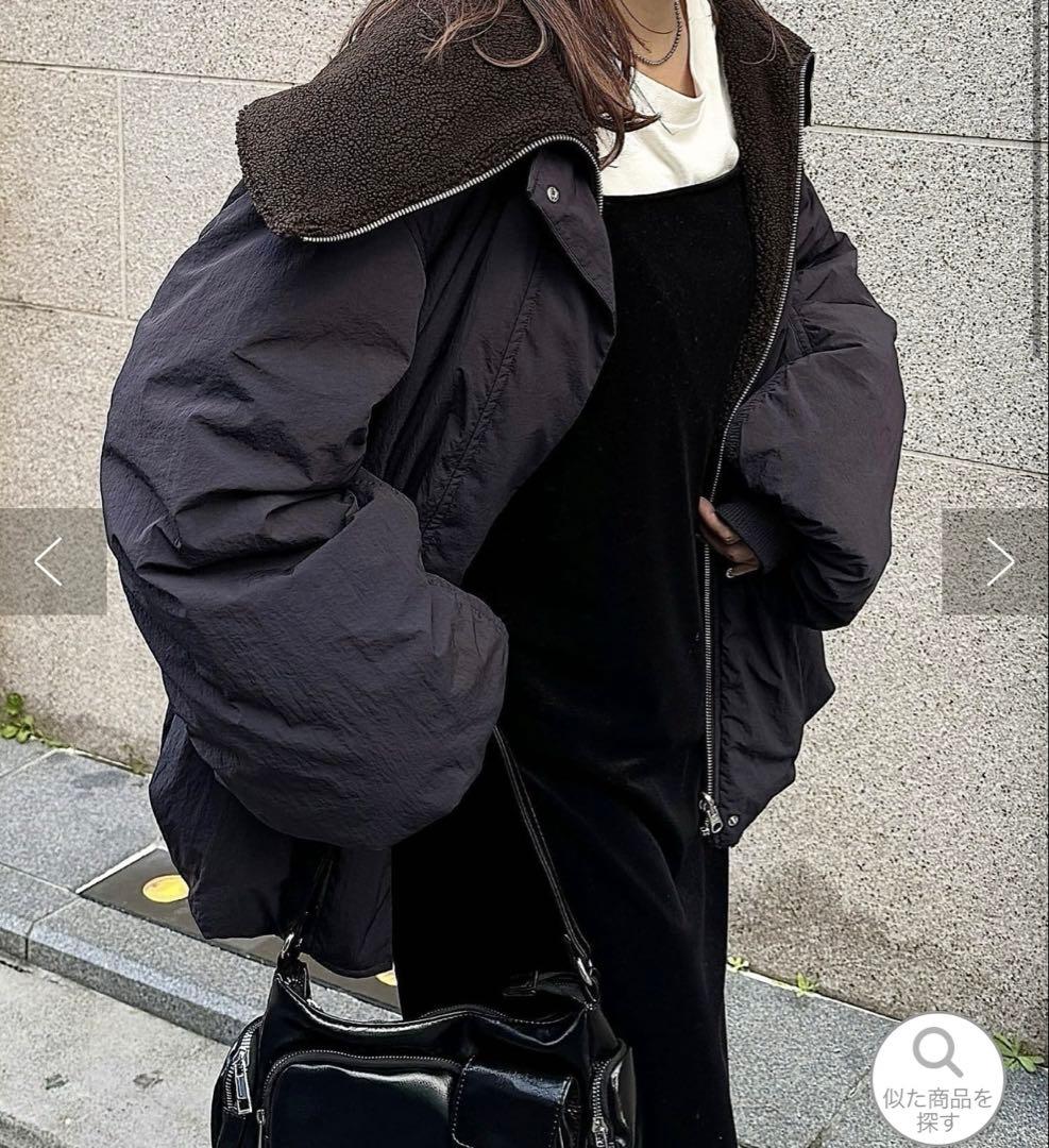 31日まで限定値下げ！小顔見え◎ビッグカラーリバーシブルアウター≪WEB限定≫