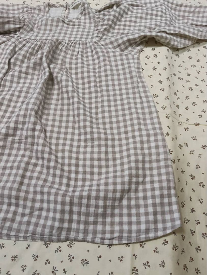 SOOR PLOOMチェック柄ワンピースPedra 8y