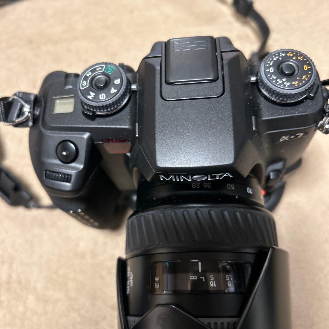 MINOLTA α-7 一眼レフカメラ レザーケース付き