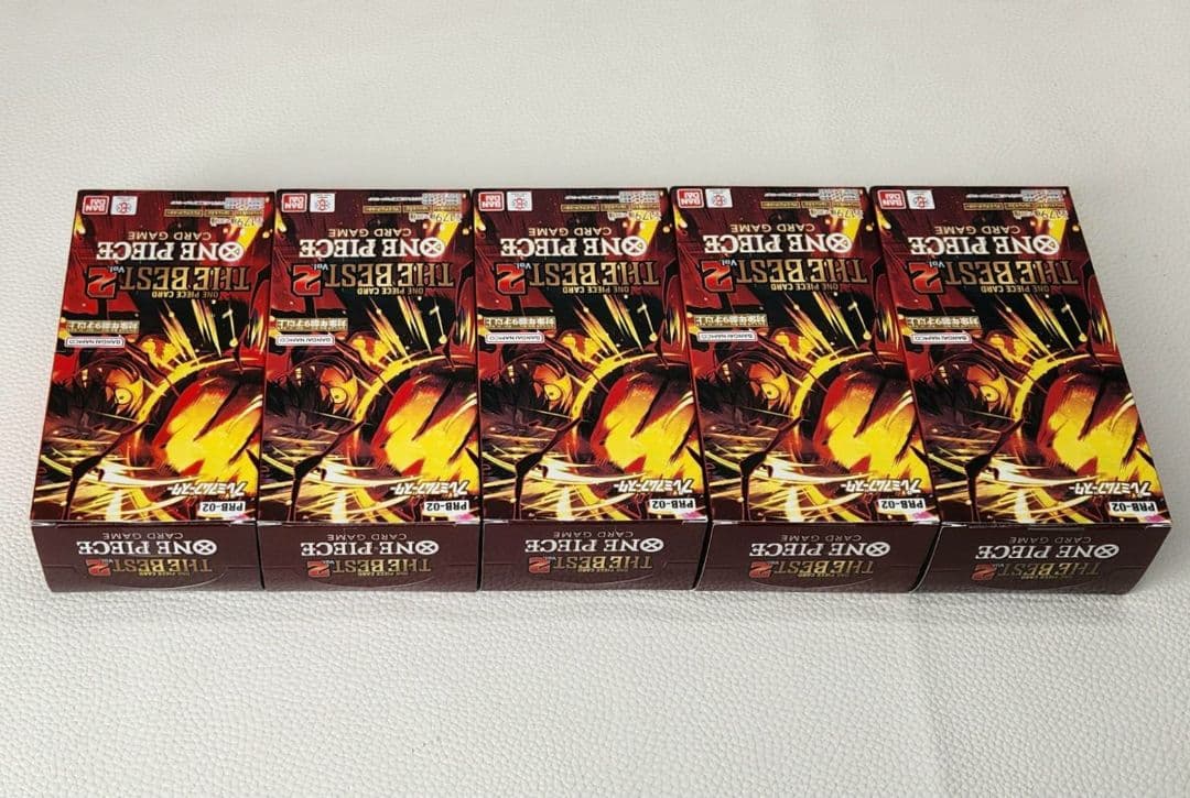 【新品未開封】ONE PIECE CARD THE BEST vol.2_5個