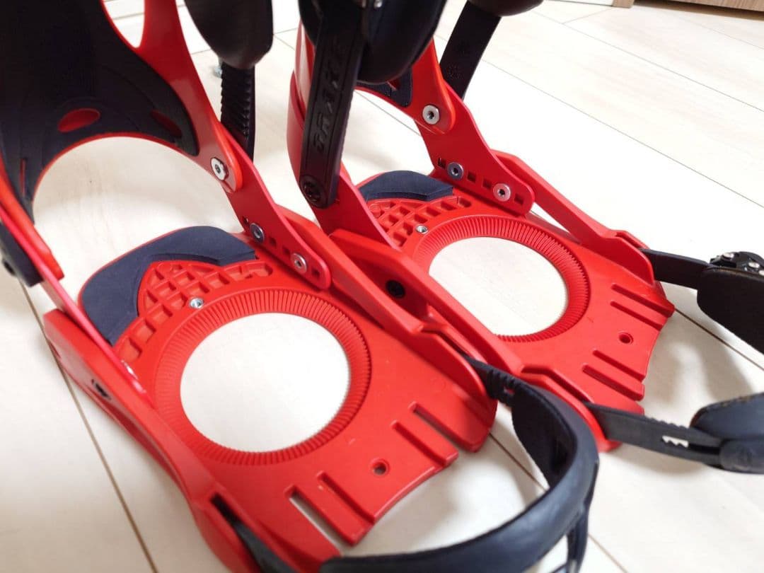 DRAKE KING Mサイズ RED スノーボード ビンディング