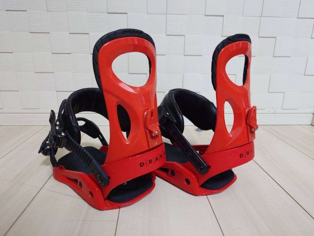 DRAKE KING Mサイズ RED スノーボード ビンディング