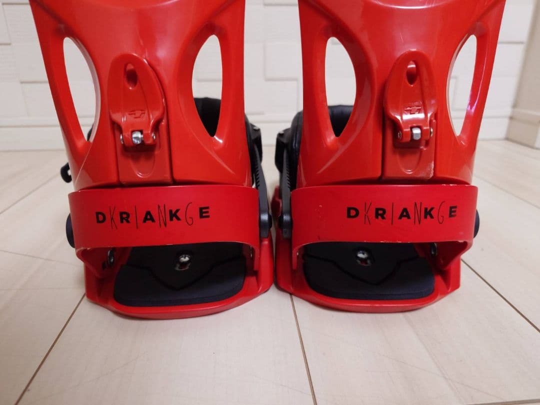 DRAKE KING Mサイズ RED スノーボード ビンディング