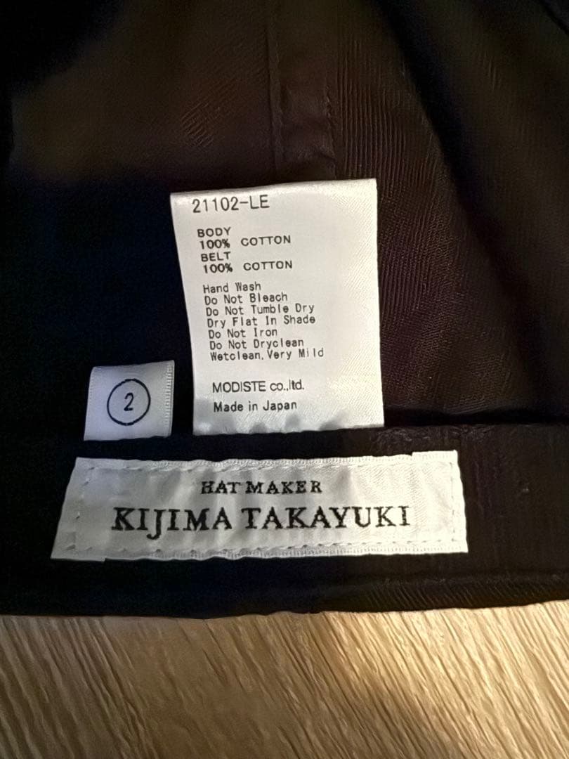 LE✖️Kijima Takayukiキャップ黒2ブラックキジマタカユキレショップ