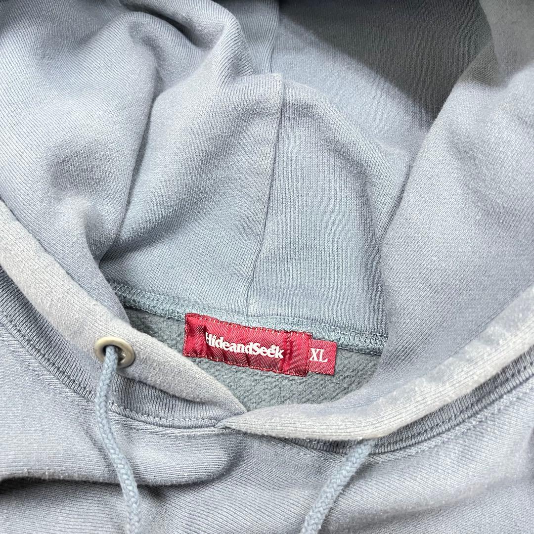 22AW ハイドアンドシークHIDEANDSEEKフレイムパーカー キムタク着